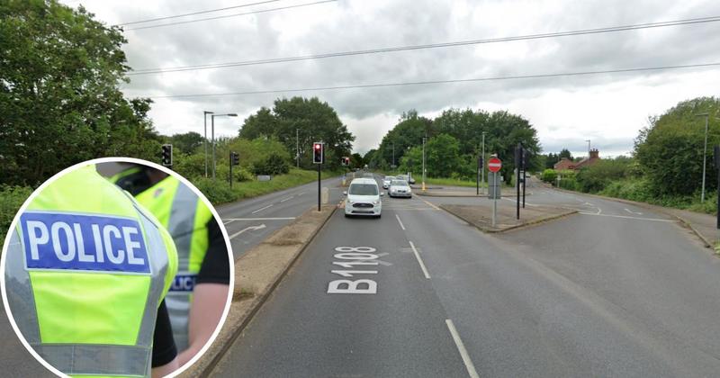 Person suffers injuries after crash near hospital
