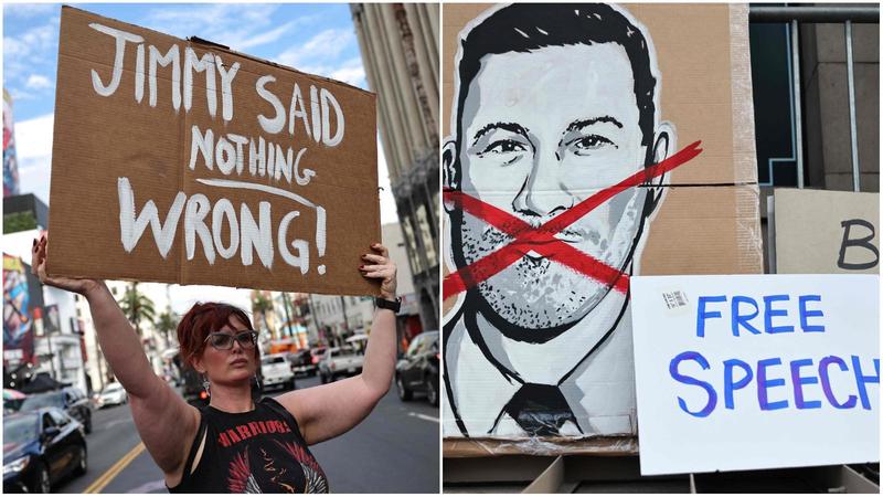 Sospeso lo show di Kimmel, i big della tv Usa: “Palese censura, siamo tutti Jimmy”