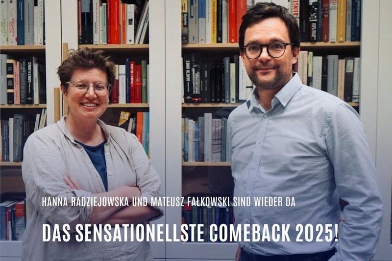 Sensation: Hanna Radziejowska und Mateusz Fałkowski kehren ans Berliner Pilecki-Institut zurück