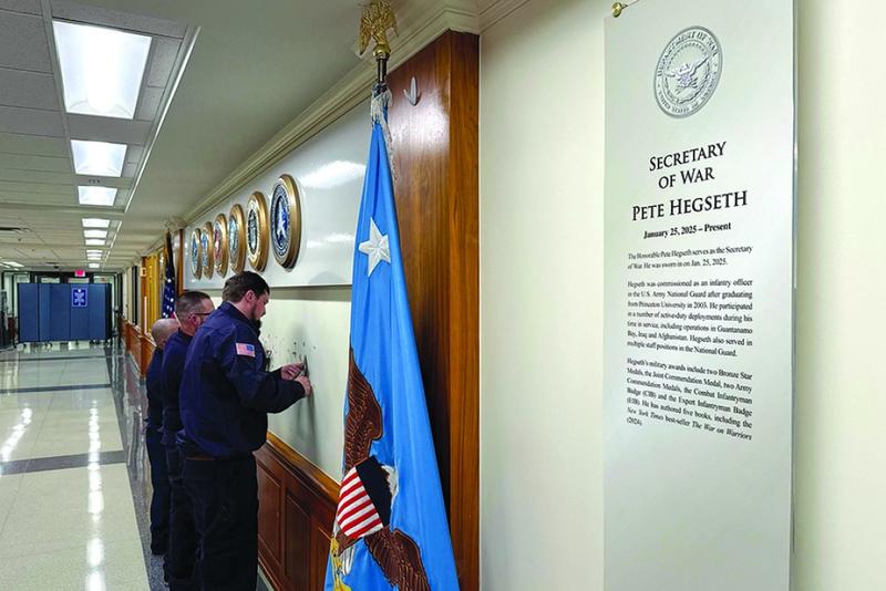 What’s in a name? The Department of Defense becomes the Department of War