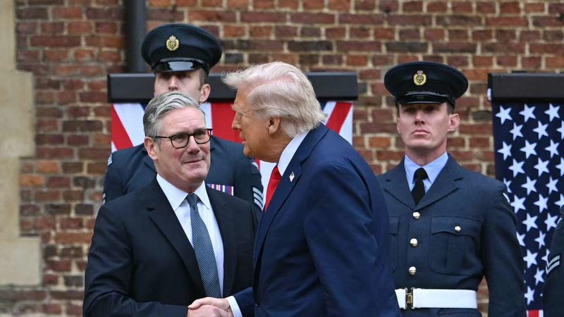 Trump in Großbritannien: Pomp und Schmeicheleien für milliardenschwere Wirtschaftsabkommen