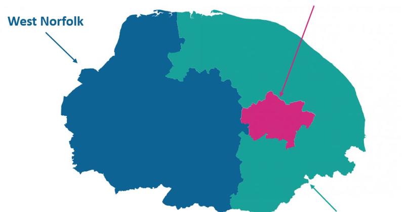 First votes cast for three councils to replace Norfolk's current eight