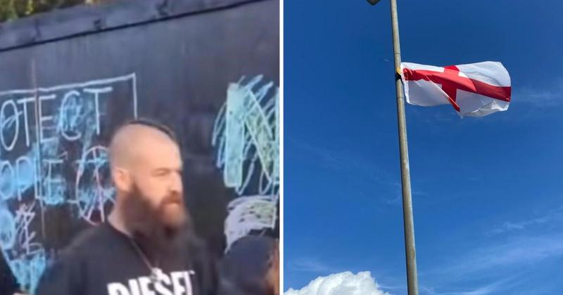 Man banned from being near flags after arrest following clashes in city