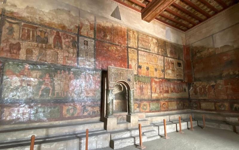 After years of war, world’s oldest synagogue paintings found intact in Damascus