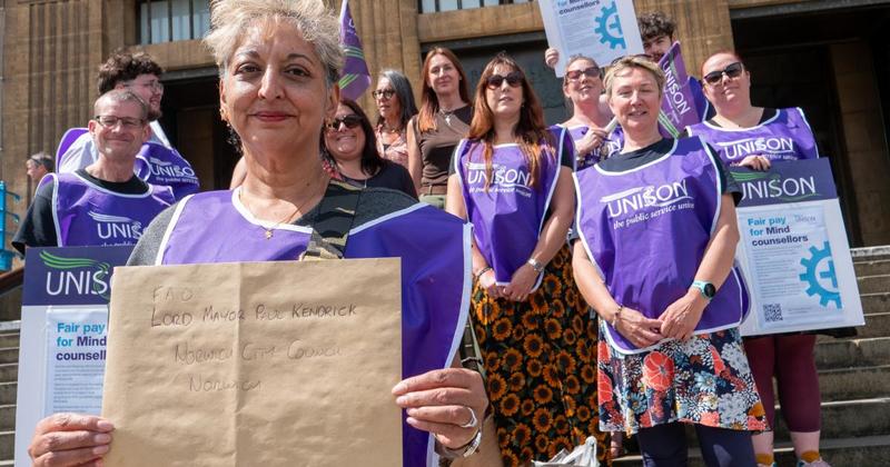 Counsellors staging week-long walkout over pay claim they are being 'gagged'