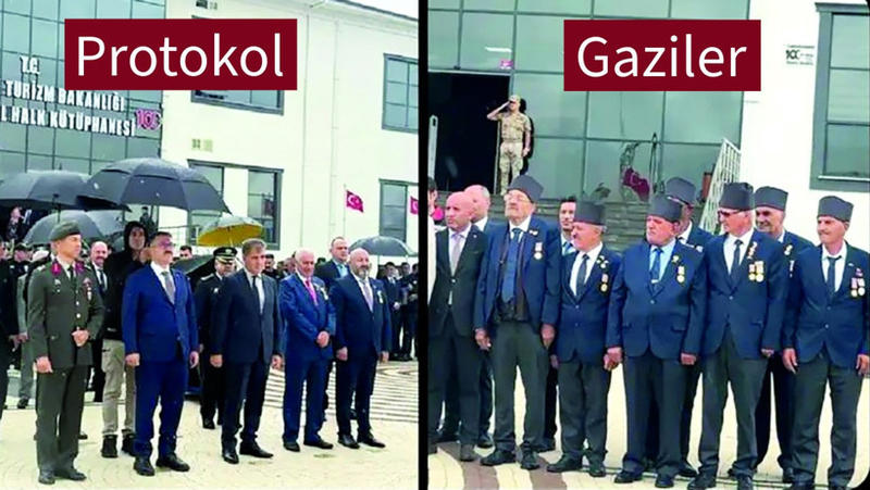 Gazilere büyük ayıp