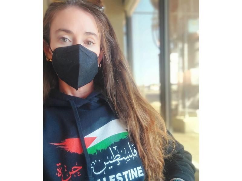 Around the world in a Free Palestine hoodie