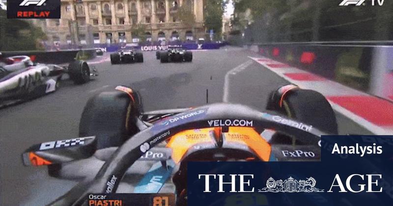 Oscar Piastri didn’t last one lap in Baku. His title hopes look as strong as ever