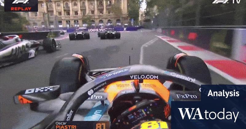 Oscar Piastri didn’t last one lap in Baku. His title hopes look as strong as ever