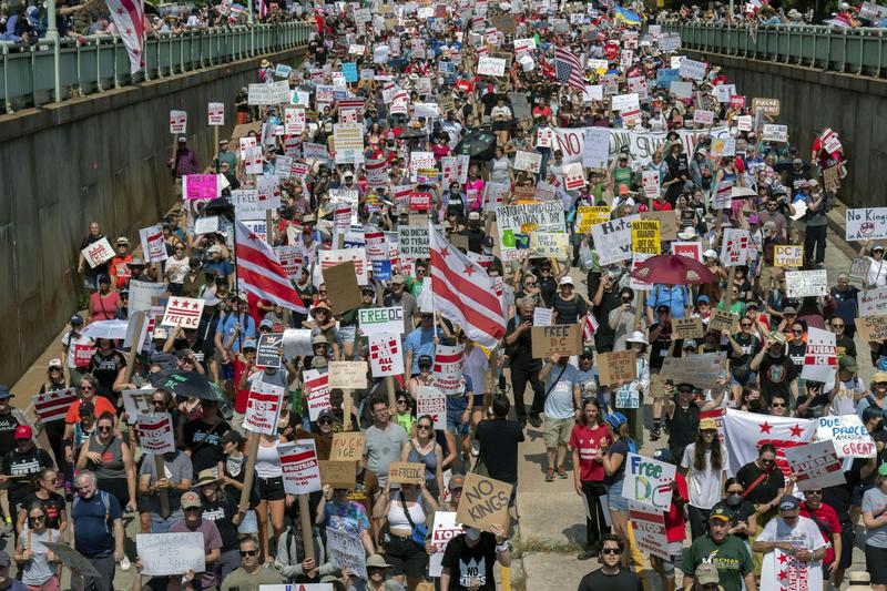 Why are there so many protests? The US public is highly polarized, and that drives people to act