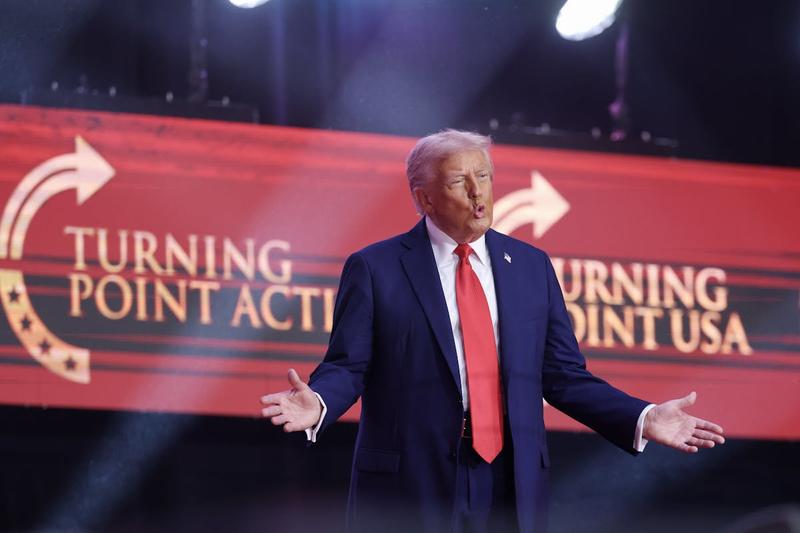 Trump Uses Charlie Kirk Memorial to Air His Own Grievances