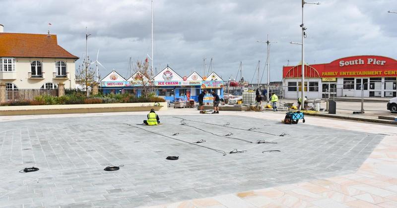 Delays to opening of new fountains as part of £1.9m seafront revamp