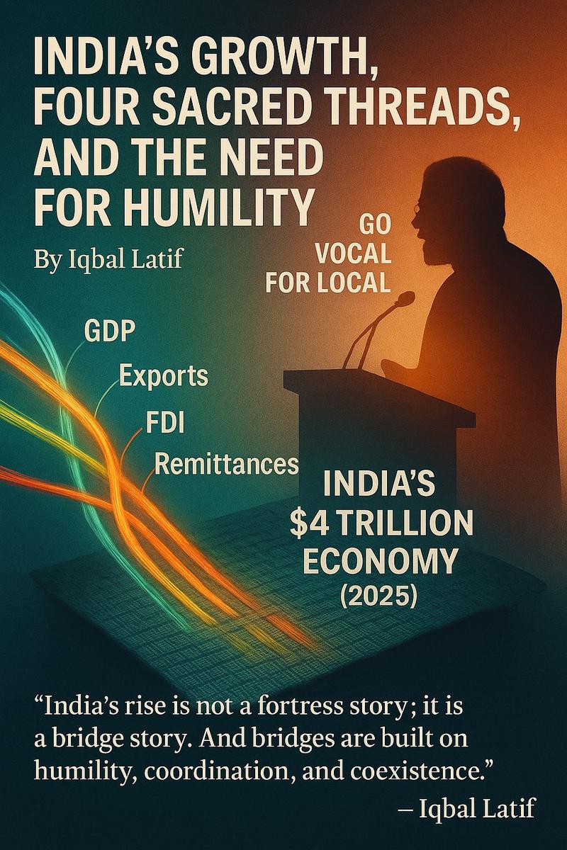 India’s Growth, Four Sacred Threads, and the Contradiction of Selective Globalisation