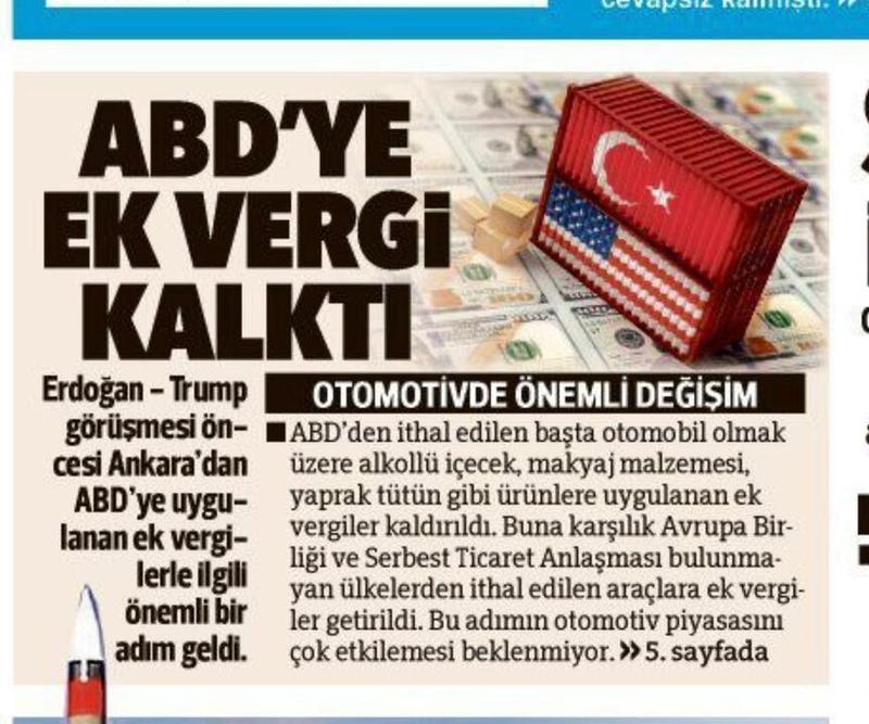 ABD’ye şirin görünmek için üretici çiğnendi