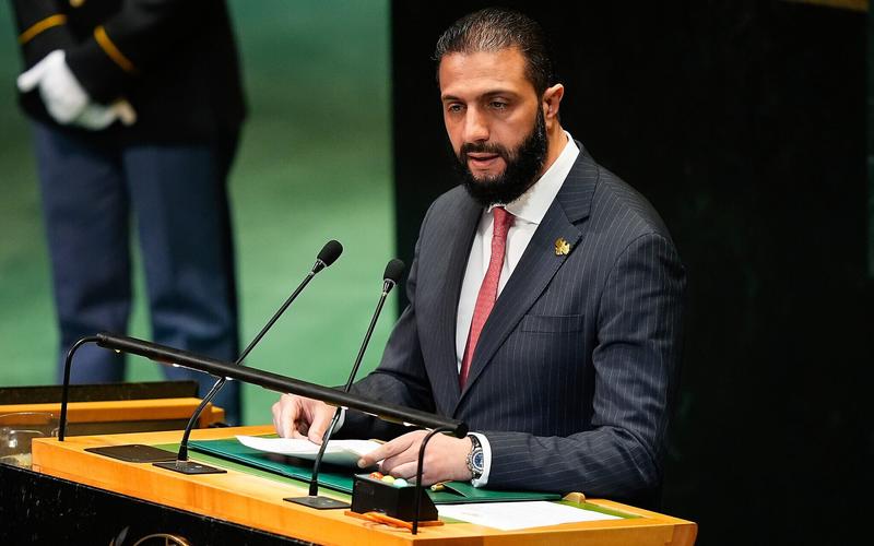 At UN, Sharaa blasts Israeli airstrikes but says Syria ‘committed to dialogue’