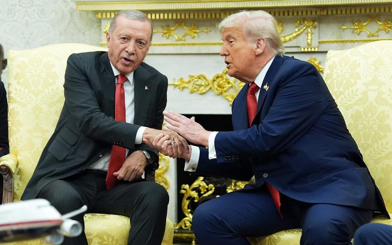 Meeting Erdogan, Trump hints he may lift ban on sale of F-35s to Turkey
