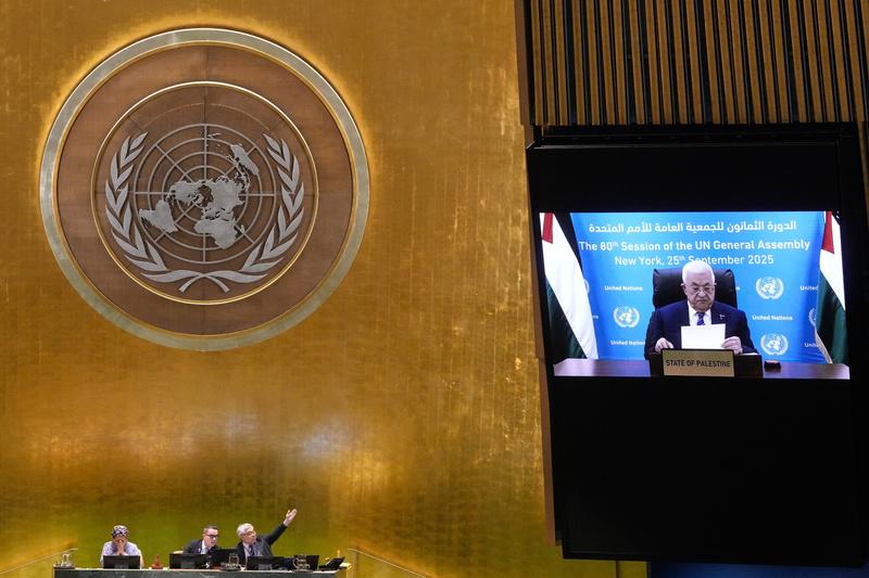 In UN speech, Abbas denounces Israeli ‘genocide,’ rejects ‘what Hamas did on Oct. 7’