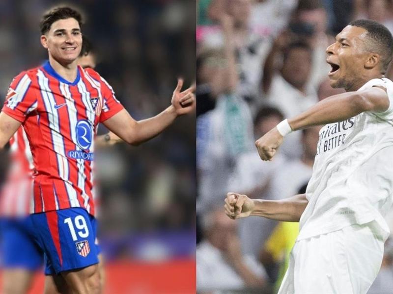 Derbi con dos protagonistas, Mbappé y Julián Alvarez
