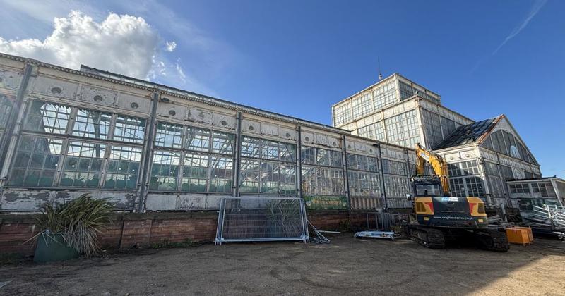 Restoration work finally begins at derelict Winter Gardens