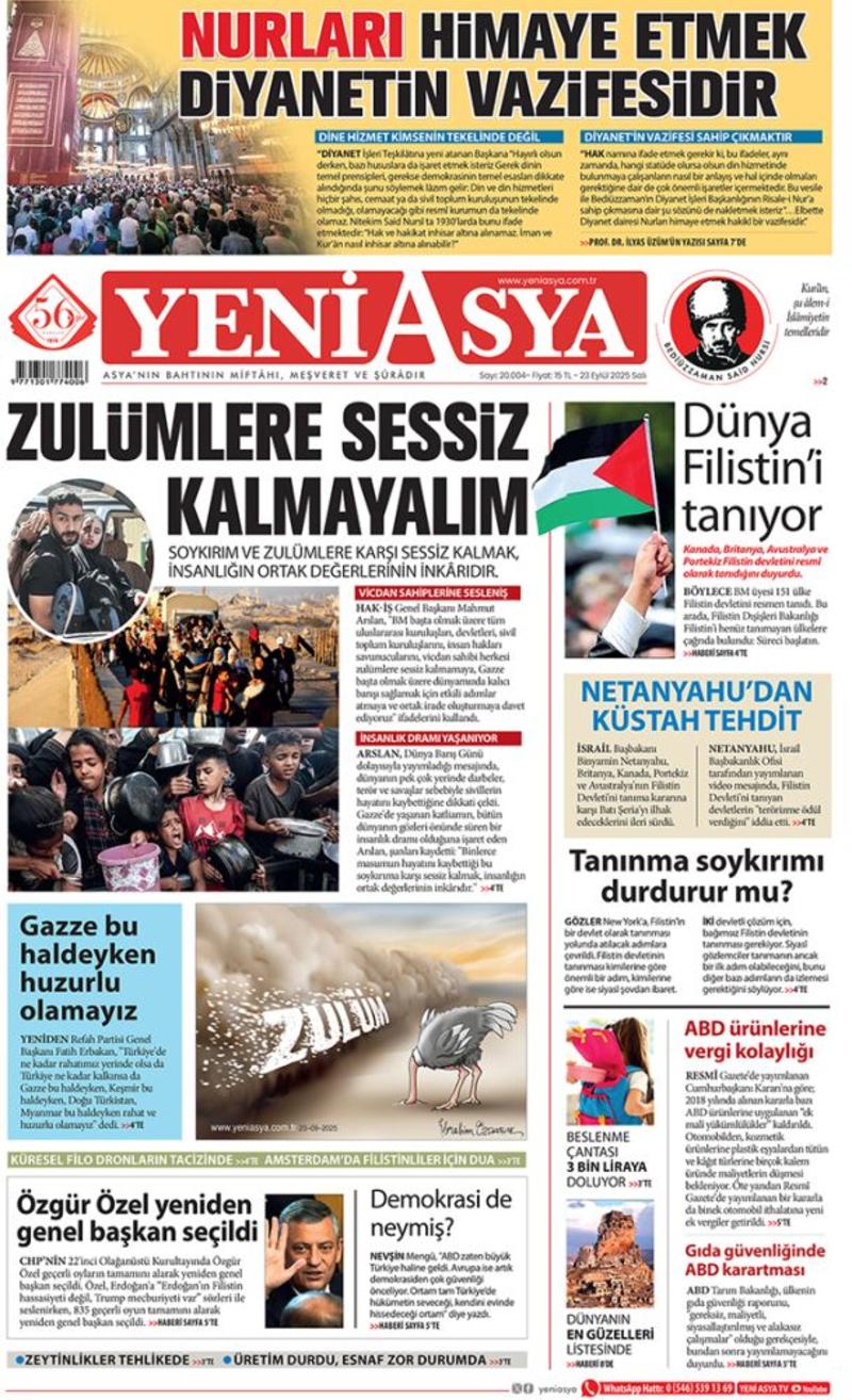 Yeni Asya yine bazılarını rahatsız etti