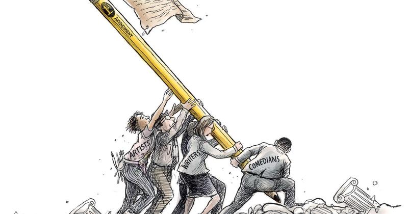 Adam Zyglis: Holding the Line