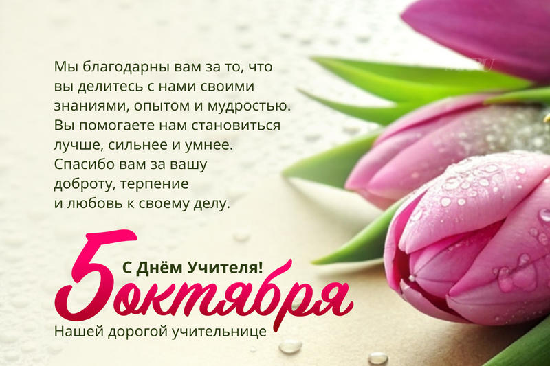 День учителя: открытки и идеи подарков