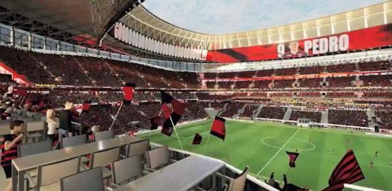 Plano do Flamengo prevê acumular R$ 1,5 bi no caixa para construir estádio