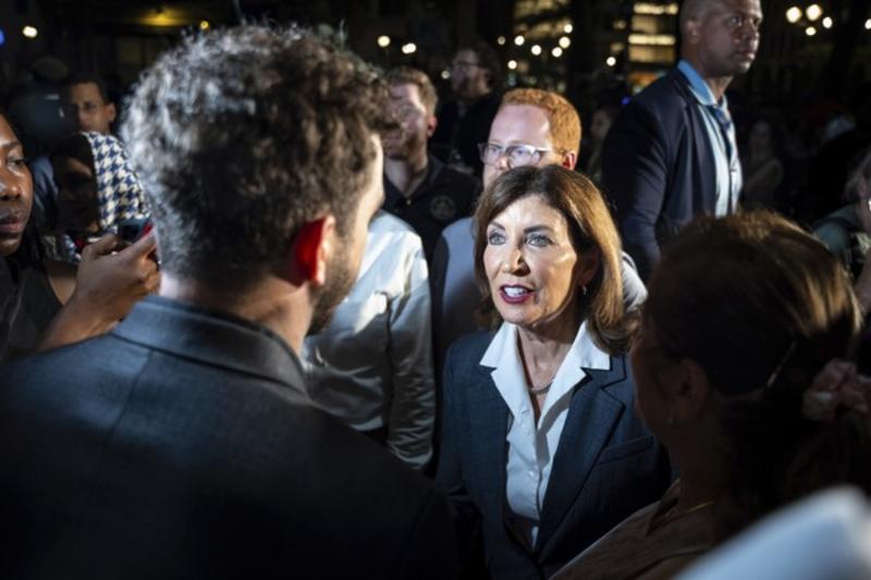 Up for Reelection, Gov. Kathy Hochul's Nuclear Reality Welcomes and Confronts the Climate Elite This Week