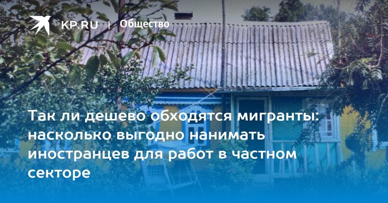 Так ли дешево обходятся мигранты: насколько выгодно нанимать иностранцев для работ в частном секторе