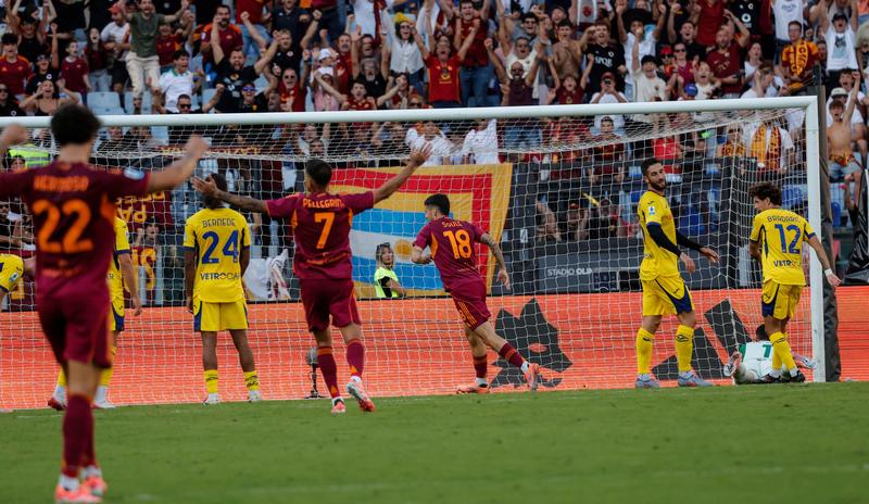 Roma-Verona 2-0: Dovbyk e Soulé firmano il quarto successo giallorosso in campionato /