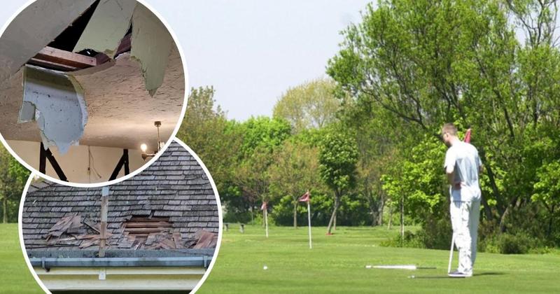 Vandals target Norfolk golf course