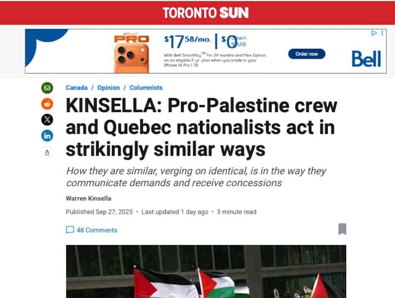 Le PQ et le Hamas, c’est la même chose?