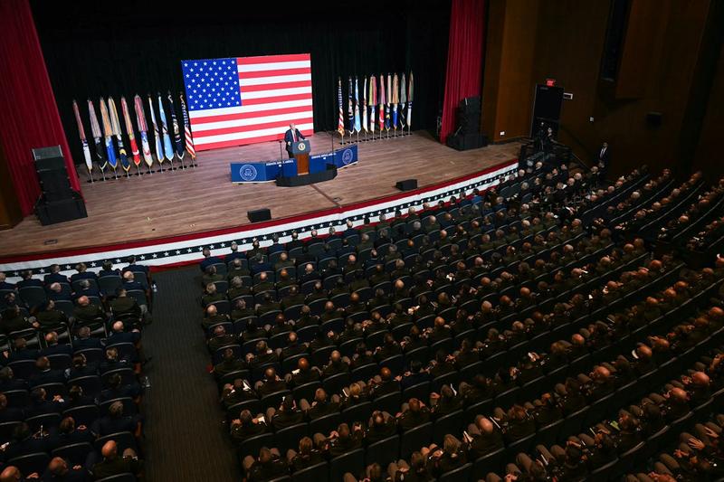 Trump Declares War on American Cities in Room Full of Military Leaders