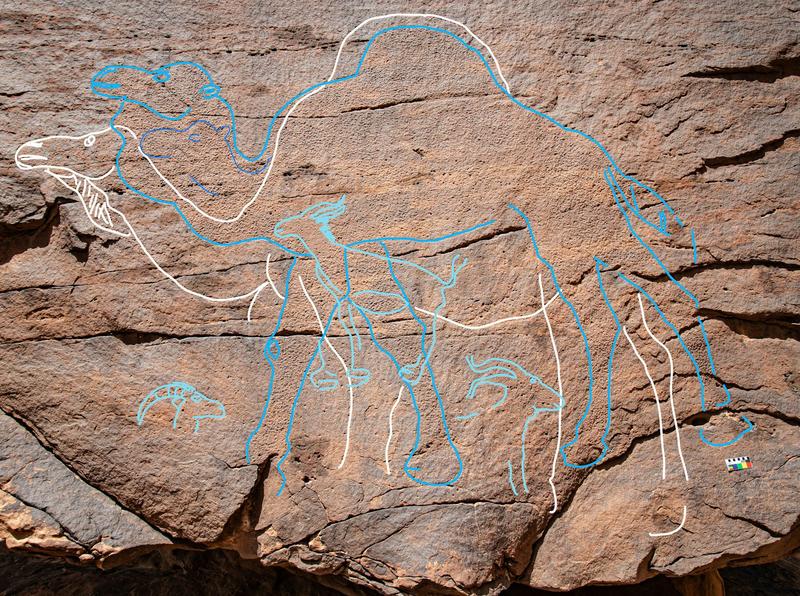 12,000-year -old rock art marked ancient water sources in Arabia’s desert