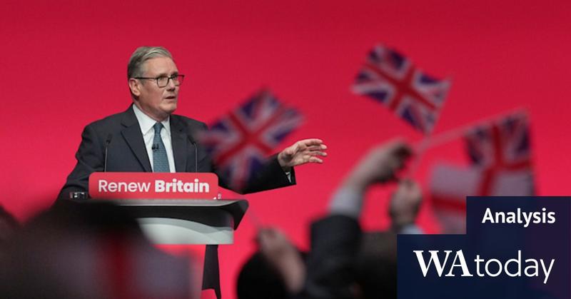 ‘Fly those flags’: Starmer takes Trump-style fight to Farage and the populist right