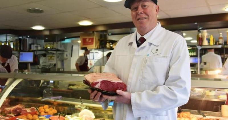 Refurbishment work under way at butchers in market town