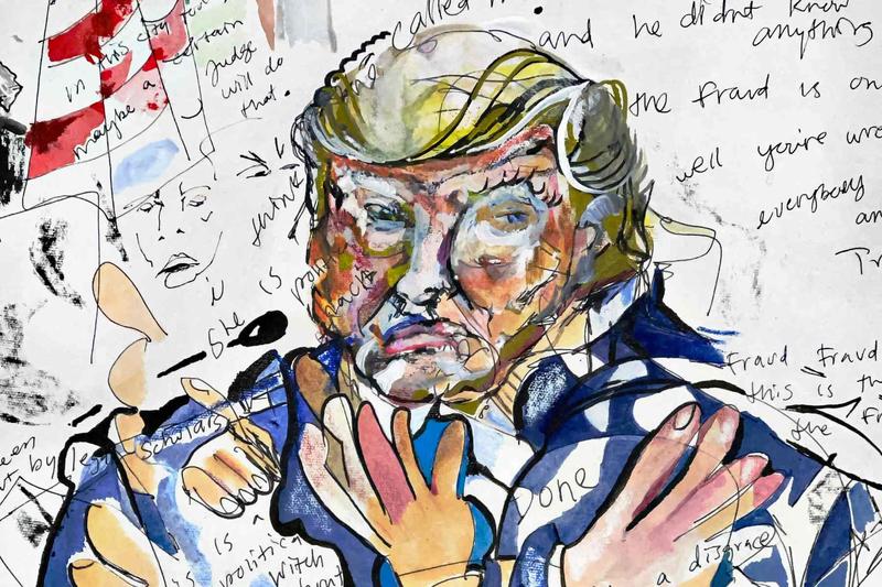 The Artist Who Tries to Paint Trump’s Soul