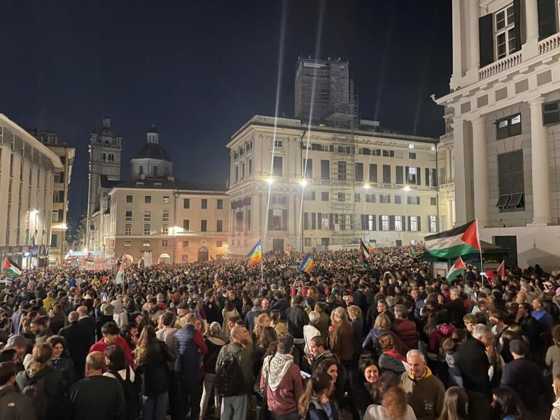Treffen in Genua: Hafenarbeiter:innen rufen zu einem europäischen Generalstreik für Gaza auf