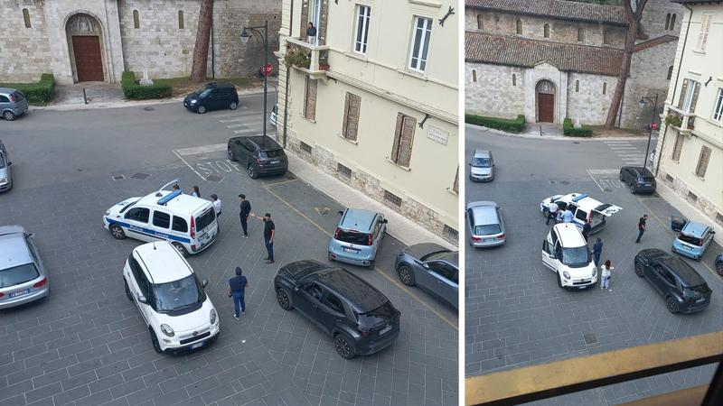 Cerca di impedire la multa: 