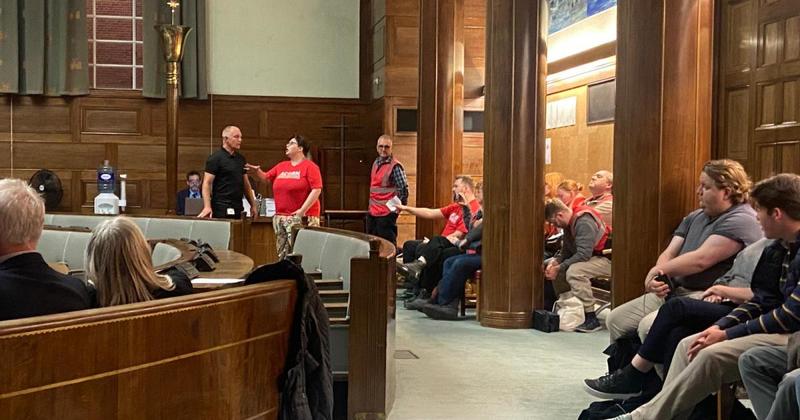 Meeting halted as activists chant 'shame on you' in latest bust-up at City Hall