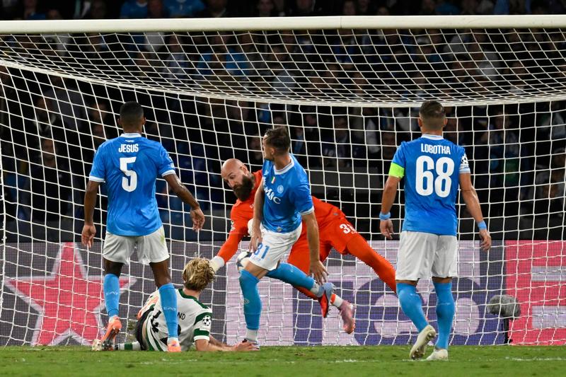 Napoli-Sporting 2-1: De Bruyne ricama, Hojlund segna e Milinkovic-Savic para /