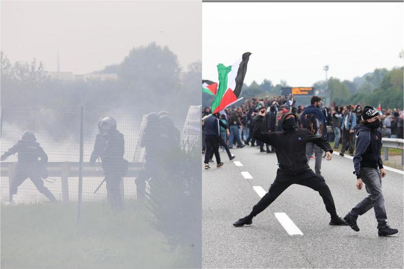 Sciopero generale per Gaza e la Flotilla, partito il corteo: sfilano in migliaia. La diretta /