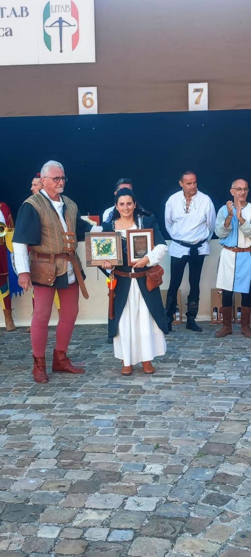 Campionato italiano balestra, affermazione della cagliese. Maddalena Camilloni fa la storia: prima donna a vincere il tricolore