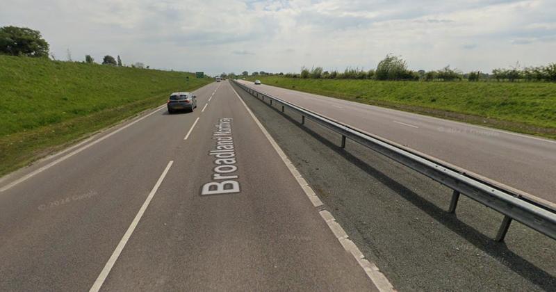 Major route closed in both directions following crash