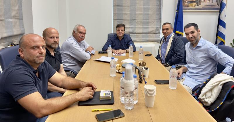 Στον Αντιπεριφερειάρχη το νέο προεδρείο του Συνδέσμου Πωλητών Πετρελαιοειδών Νομού Ηρακλείου