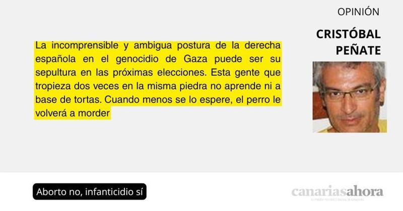 Aborto no, infanticidio sí