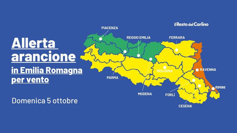 Allerta arancione in Emilia Romagna: in arrivo vento di burrasca e mareggiate, ecco dove