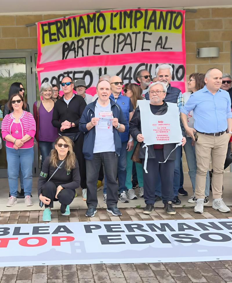 Impianto rifiuti, ancora un flash mob: 