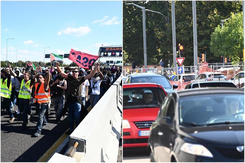 Traffico paralizzato per la manifestazione, il bilancio: “Camion in ritardo di ore e rischio penali”