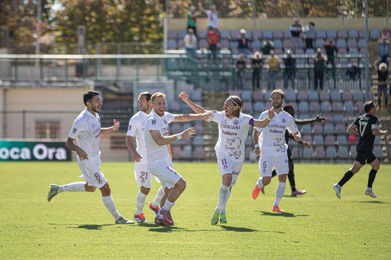 Il Ravenna vince ad Alessandria con la Juventus Next Gen: 4-2